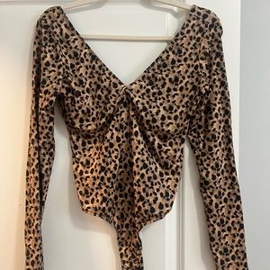Re/Done WW84 cheetah bodysuit NWT